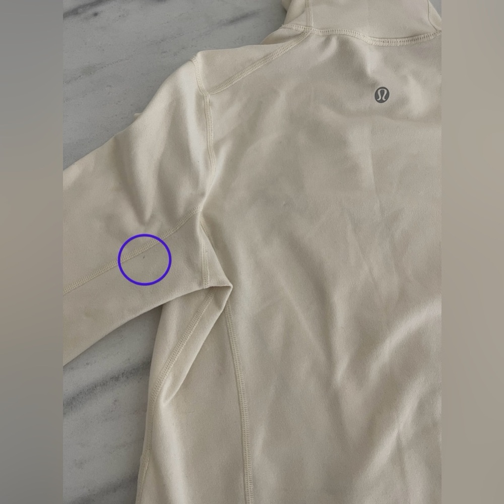 Lululemon cream stride jacket size 4 - Picture 15 of 15